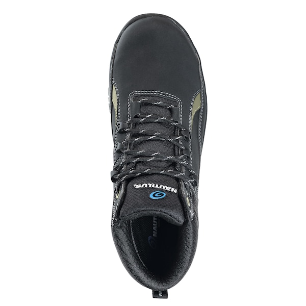 Nautilus Safety Footwear Men Aluminum Toe Size 11.5 URBAN AT, MENS PR, Black, Olive, 11.5, Medium - N1463-11.5M