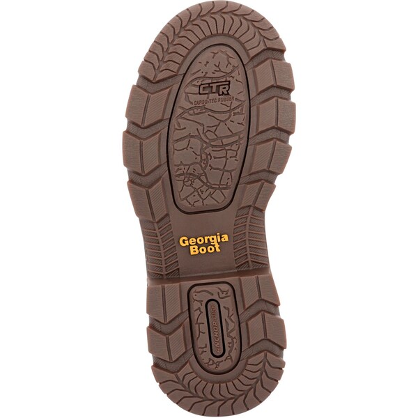 Georgia Youth Pull On Boot, 8.5 M, Leather, 8 in H, Brown - GB00705C
