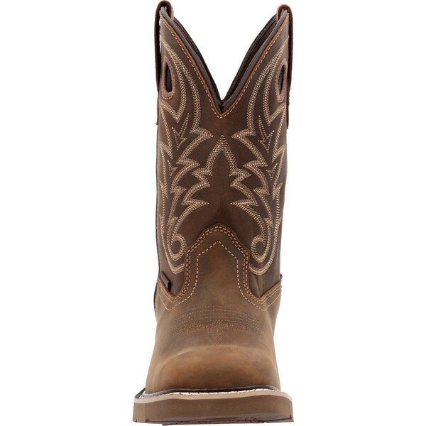 Georgia Core 37, Men's Work Boot, 9.5 W, Leather, 11 in Height, Brown - GB00691