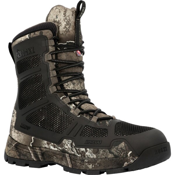 Rocky Quickfire 9'' 200G Insulated Outdoor Boot, REALTREE EXCAPE, Size 11.5 M - RKS0653