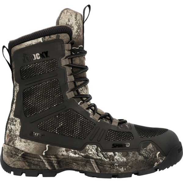 Rocky Quickfire 9'' 200G Insulated Outdoor Boot, REALTREE EXCAPE, Size 11.5 M - RKS0653