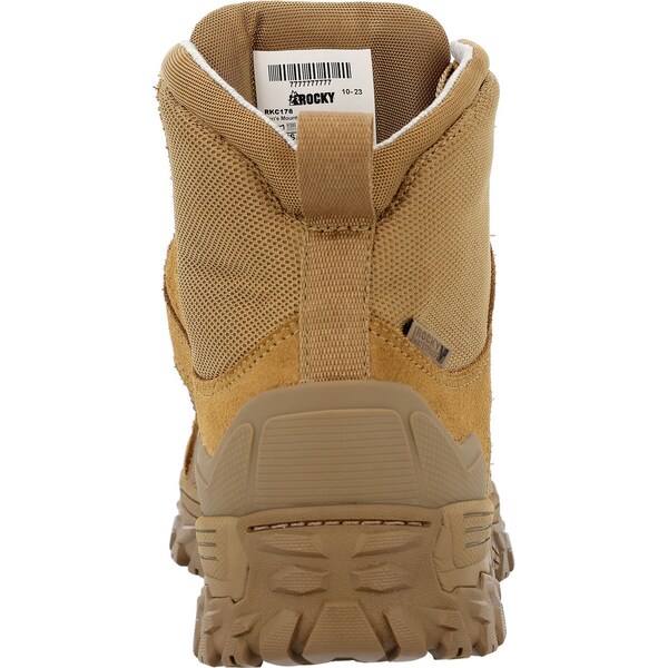 Rocky Mountain Combat Waterproof Military Boot, Coyote Brown, Size 3 W - RKC178