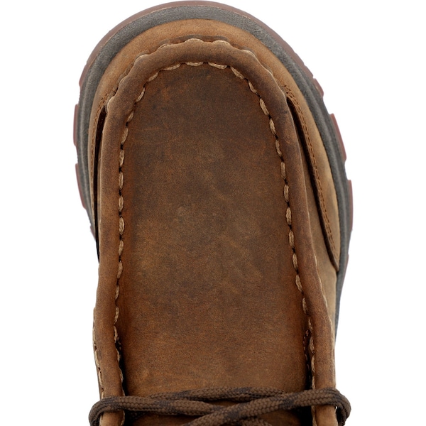 Georgia Youth Boot, 2.5 M, Leather, 4 in H, Brown - GB00704C