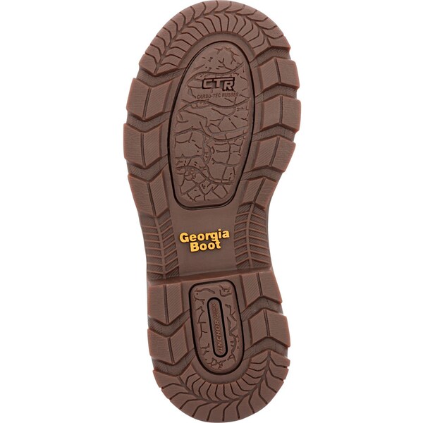 Georgia Youth Boot, 2.5 M, Leather, 4 in H, Brown - GB00704C
