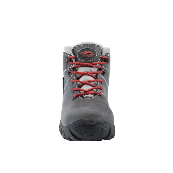 Avenger Safety Footwear Women Aluminum Toe TREK AT, WOMENS PR, Blue, Grey, 8.5, Wide - A7251-8.5W