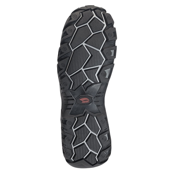 Avenger Safety Footwear Women Aluminum Toe TREK AT, WOMENS PR, Blue, Grey, 8.5, Wide - A7251-8.5W