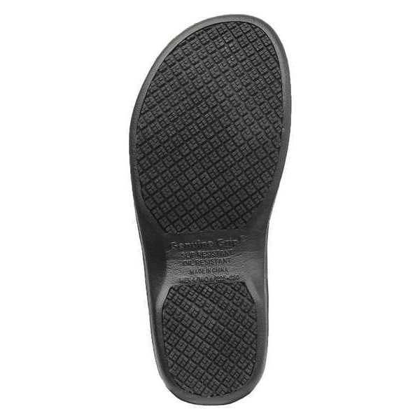 Genuine Grip Women's Loafer Shoe, 7 EE, Synthetic Leather, 4 in Height, Black - 380-7W
