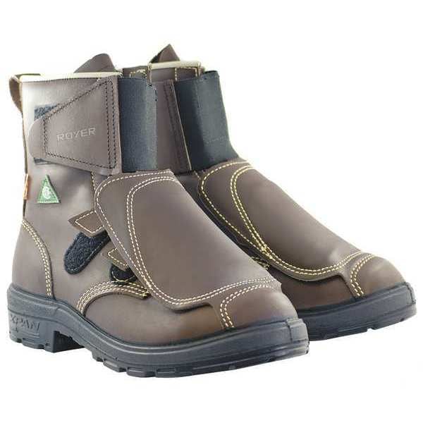 Royer XPAN, Men's 9" Aluminum Toe Work Boot, Brown, 12, EEE, 2161XPA - 1-2161XPA-120