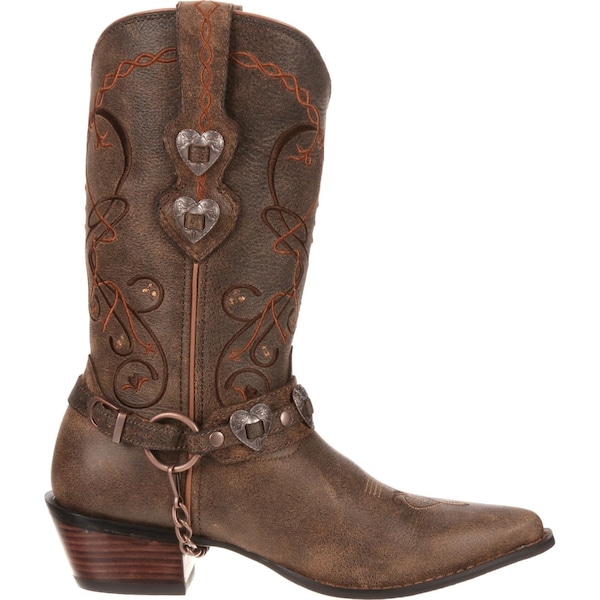 Durango Women's Western Boot, 6.5 M, Leather, 11 in H, Dusk To Dawn - RD4155