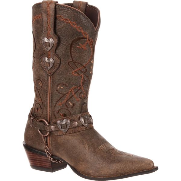 Durango Women's Western Boot, 6.5 M, Leather, 11 in H, Dusk To Dawn - RD4155