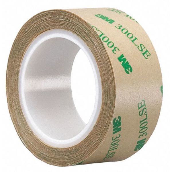 Cinta de poliéster de doble recubrimiento de 3M, Rectángulos de 2" x 1.25" - 100 piezas por paquete - 3M 9495LE 2 x 1.25-100