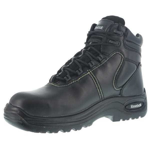 Reebok RB655, Women's 6 in Composite Toe 6-Inch Work Boot, Black, 11, W, RB655 - RB655