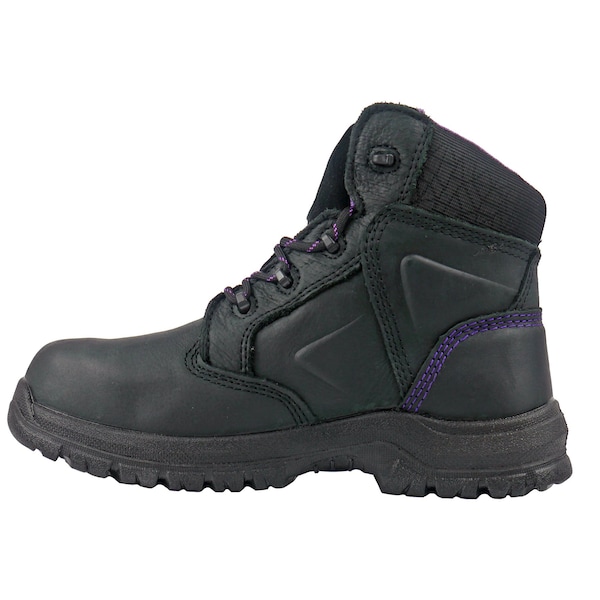 Hoss Boot Co Tina, Women's Composite Toe Work Boot w/Met Guard, Black, 12, D, MT20518 - MT20518