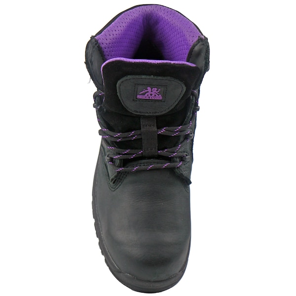 Hoss Boot Co Tina, Women's Composite Toe Work Boot w/Met Guard, Black, 12, D, MT20518 - MT20518