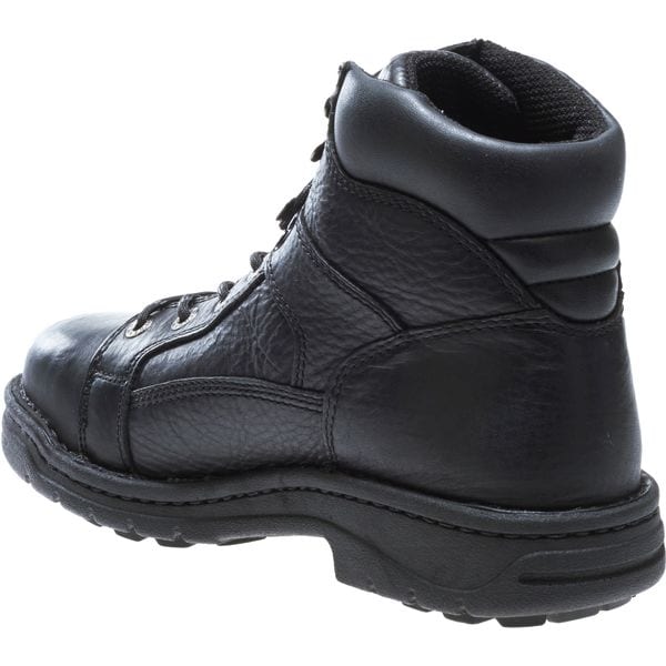 Wolverine Men's 6-Inch Work Boot, 11 1/2 XW, Steel Toe, 6 in H, Black, 4421 - W04421