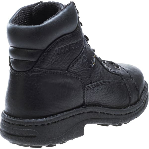Wolverine Men's 6-Inch Work Boot, 11 1/2 XW, Steel Toe, 6 in H, Black, 4421 - W04421