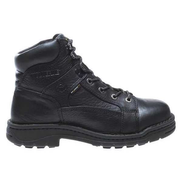 Wolverine Men's 6-Inch Work Boot, 11 1/2 XW, Steel Toe, 6 in H, Black, 4421 - W04421