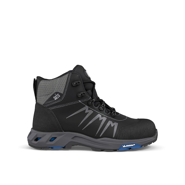 Gaston Mille Men's Fiberglass Toe Safety Shoe, Black, 12, M - ADHN3-12