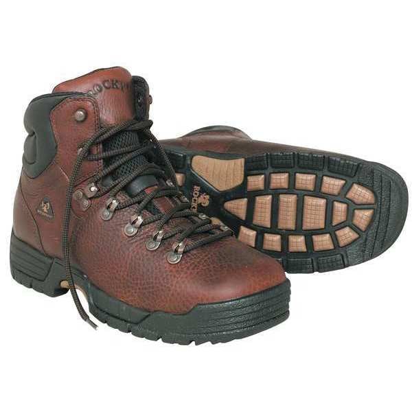 Rocky MOBILITE, Men's Work Boot, 14 Wide, Leather, 6 in Height, Brown - FQ0007114