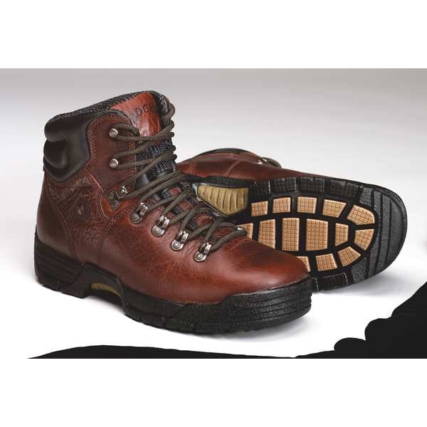 Rocky MOBILITE, Men's Work Boot, 14 Wide, Leather, 6 in Height, Brown - FQ0007114