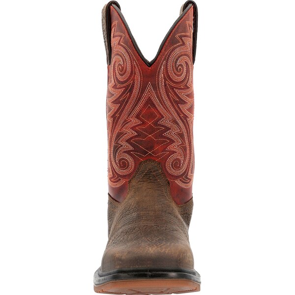 Rocky Worksmart, Men's 11 in Composite Toe Western Work Boot, Dark Brown, 11.5, M, RKW0385 - RKW0385