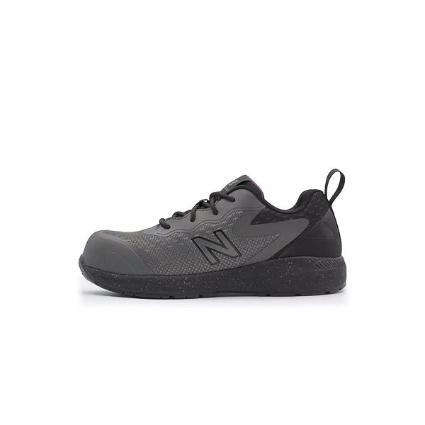 New Balance Women's Composite Toe Athletic Shoe, Grey/Black, 12, B, WIDLOGIGS - WIDLOGIGS-12B