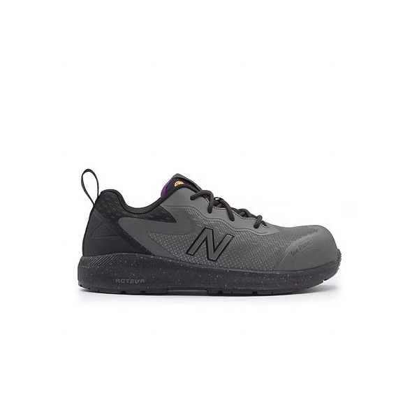 New Balance Women's Composite Toe Athletic Shoe, Grey/Black, 12, B, WIDLOGIGS - WIDLOGIGS-12B