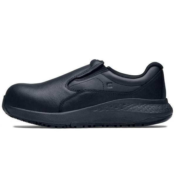 Shoes For Crews Men's Nano Composite Toe Slip-On Work Shoe, Black, 8, Medium, 72233 - 72233