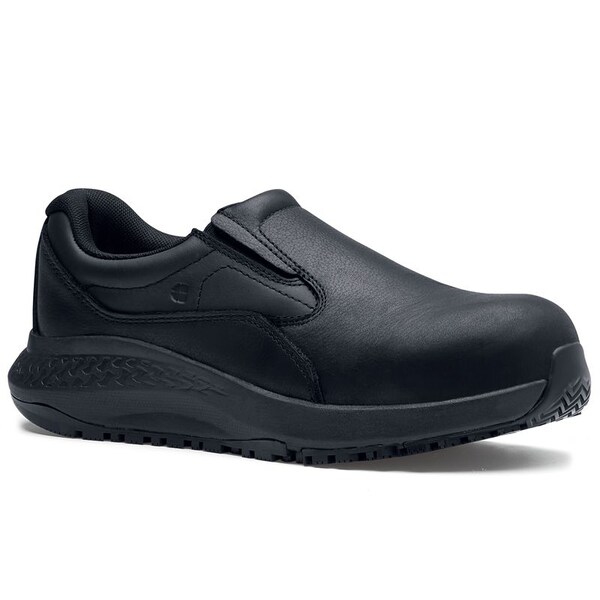 Shoes For Crews Men's Nano Composite Toe Slip-On Work Shoe, Black, 8, Medium, 72233 - 72233