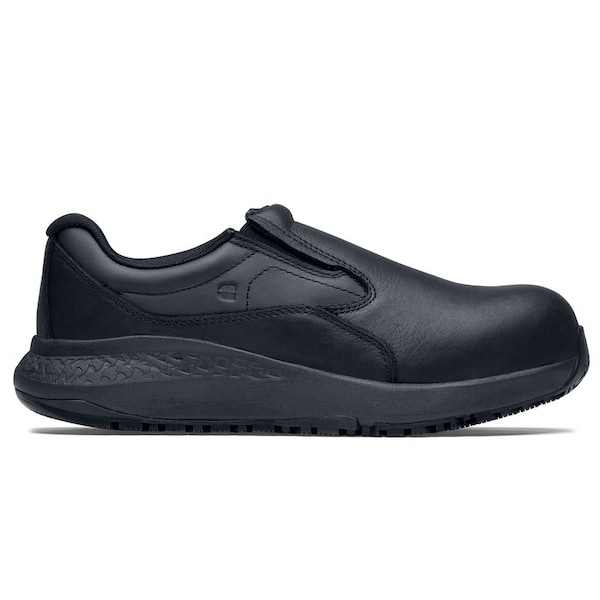 Shoes For Crews Men's Nano Composite Toe Slip-On Work Shoe, Black, 8, Medium, 72233 - 72233
