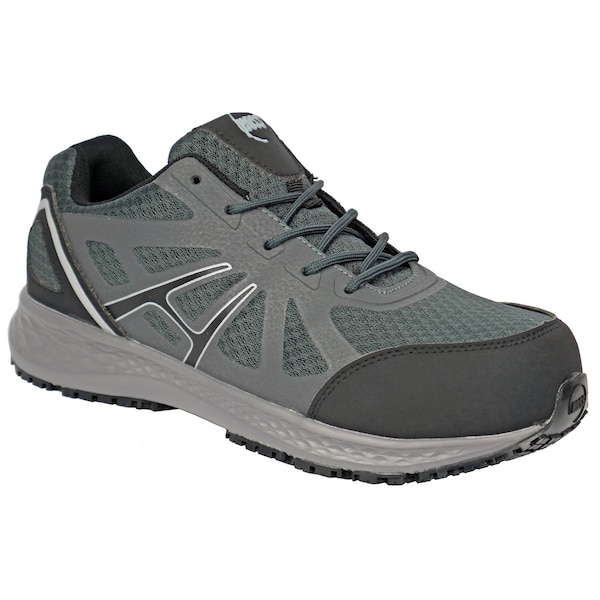 Hoss Boot Co Men's Composite Toe Work Shoe, Grey, 8.5, W, 13032 - 13032