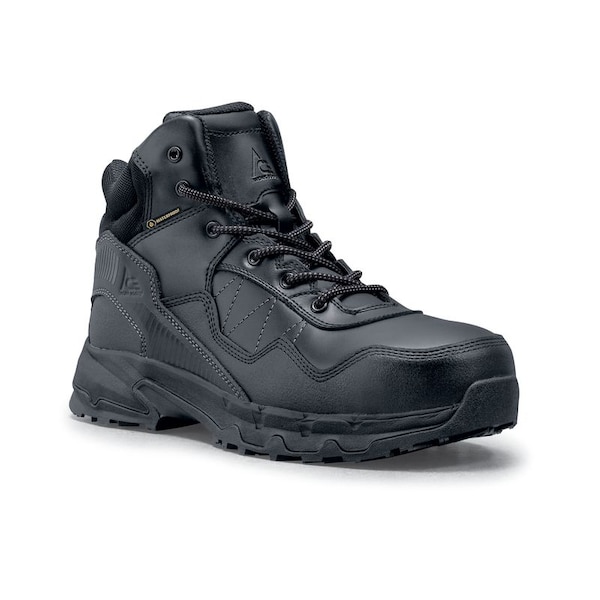 Shoes For Crews Piston, Unisex 9.5 Medium, Leather, Black - 63723