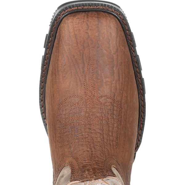 Durango Maverick XP, Men's Composite Toe Western Work Boot, Bay Brown/Steel Cut Oat, 11.5, W, DDB0239 - DDB0239
