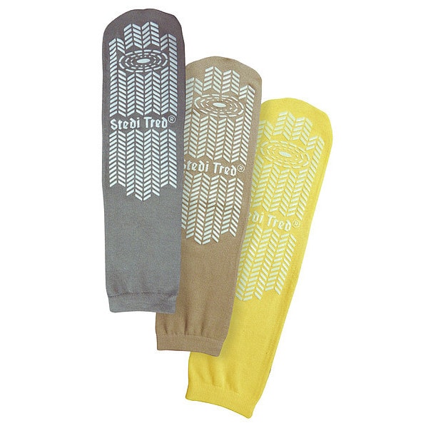 Medegen Medical Products Slippers, L, Yellow, PK48 - 7737-LYEL