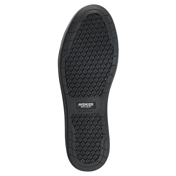 Avenger Safety Footwear Men Aluminum Toe BLADE 6 EYE AT, MENS PR, Black, White, 8.5, Medium - A320-8.5M