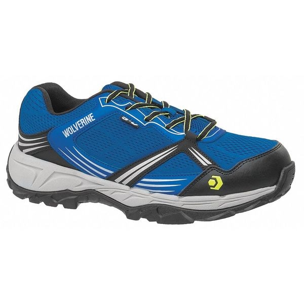 Wolverine Men's Hiker Shoe, 7 1/2, Composite Toe, 3 1/2 in H, Blue, 10669 - W10669 7.5M