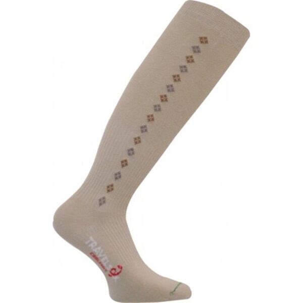 Travelsox TS 2000 Patented Graduated Compression OTC Socks 10-18 Mmhg- Khaki - Small - TS2000_KH_SM
