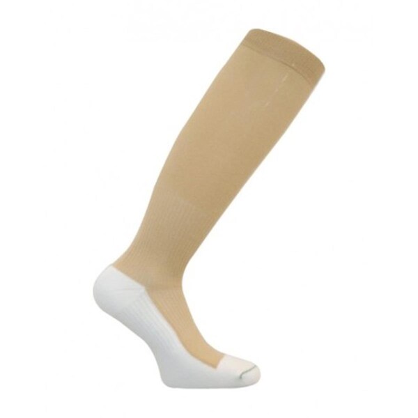 Caresox CS 0456 Diabetic Patented Light Compression OTC Socks 10-16 Mmhg- Khaki - Medium - CS0456_KH_MD