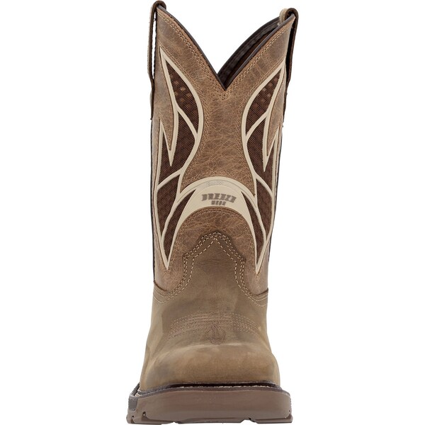 Georgia Carbo-Tec FLX, Men's Work Boot, 9.5 M, Leather, 11 in Height, Brown Tan - GB00703