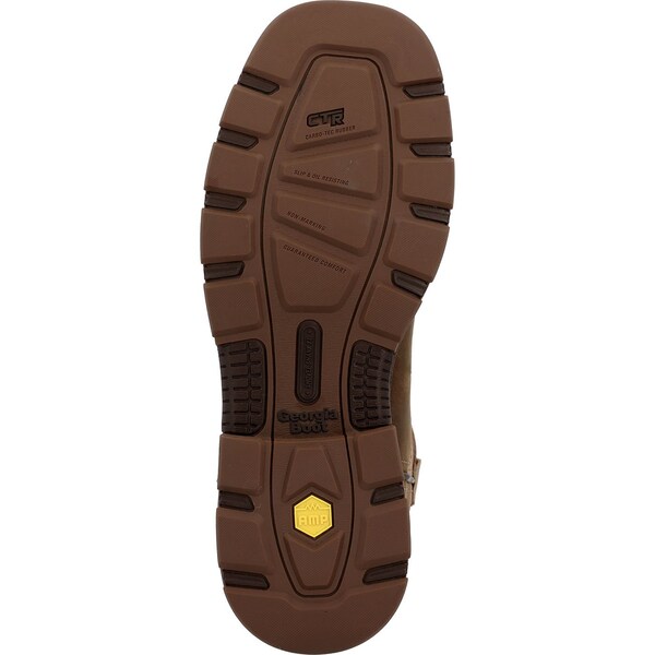 Georgia Carbo-Tec FLX, Men's Work Boot, 9.5 M, Leather, 11 in Height, Brown Tan - GB00703