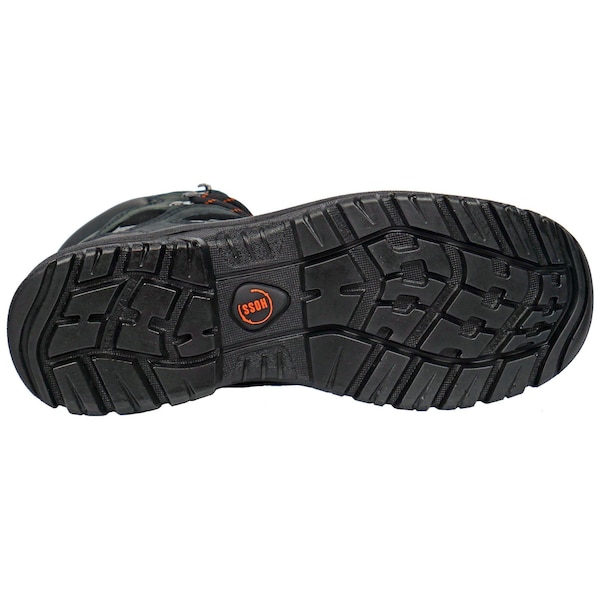 Hoss Boot Co Men's Work Boot, 9 D, Steel Toe, Black, 60122 - 60122