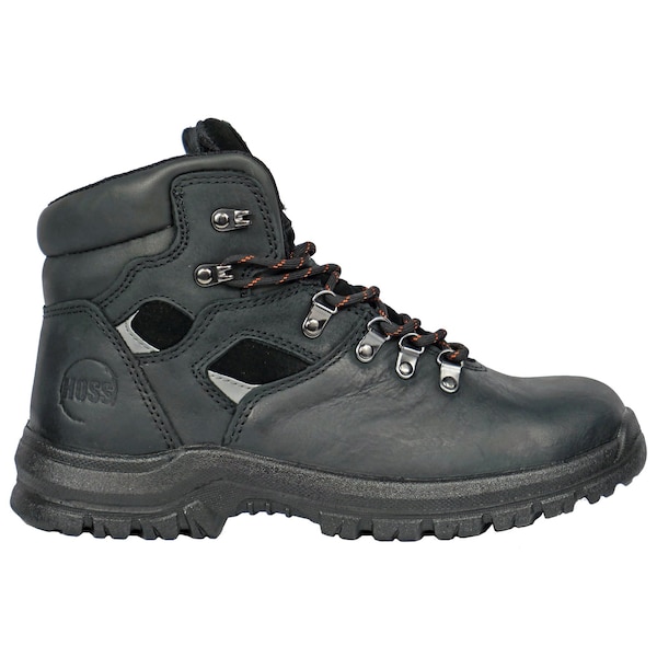 Hoss Boot Co Men's Work Boot, 9 D, Steel Toe, Black, 60122 - 60122