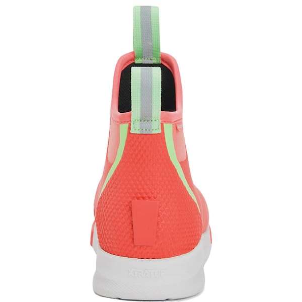 Xtratuf Women's Ankle Deck Boot, 6 M, Leather, 6 in H, Coral - ADSW400