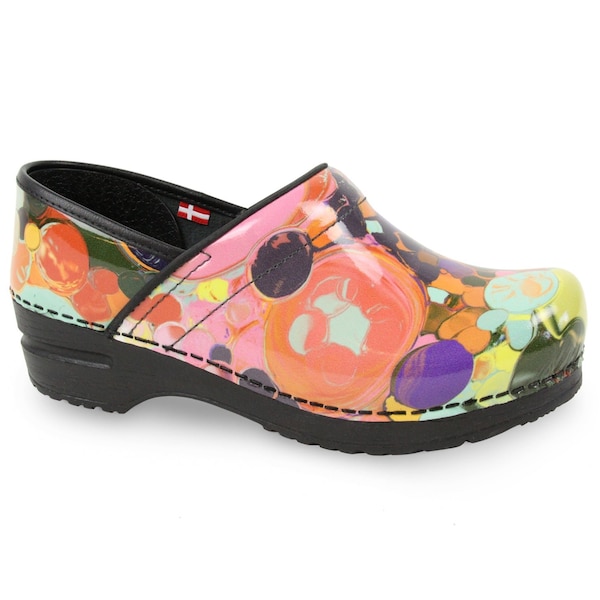 Sanita RESTIN Women's Open Back Clog in Lava Lamp, Size 4.5-5, PR - 478626-090-42