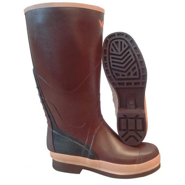 Viking VW23, Unisex Fishing, Food Processing and Agriculture Boots, 9 D, Natural Rubber, 16" Height, Brown - VW23