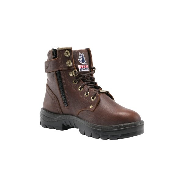 Steel Blue Mens Work Boot, 14 Wide, Oak Brown - 810951W-140-OAK