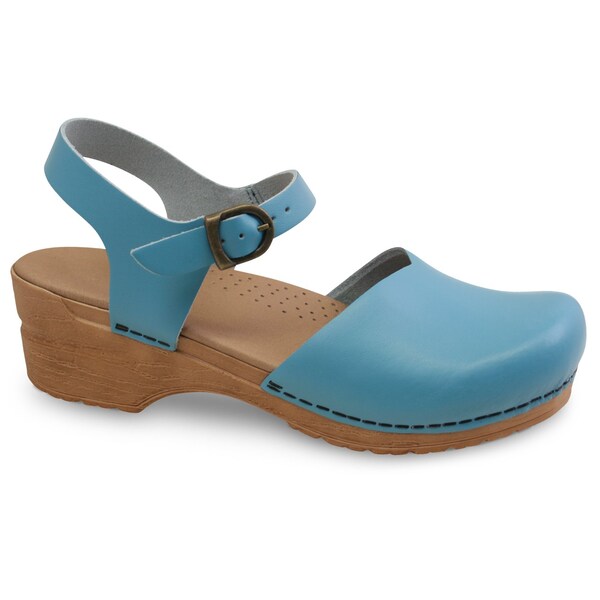 Sanita SANSI Women's Closed Toe Sandal in Teal, Size 8.5-9, PR - 474048-019-40