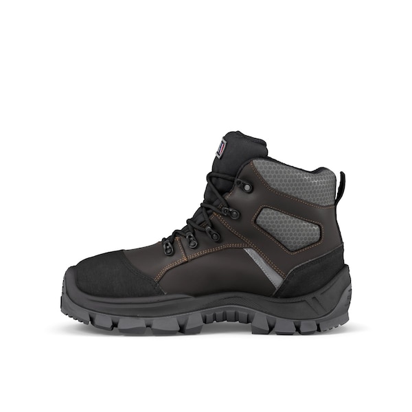Gaston Mille Men's 6 in Fiberglass Toe Work Boot, Brown/Black, 7, W, PHMM3-7 - PHMM3-7