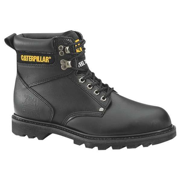 Cat Footwear Men's 6-Inch Work Boot, 11 M, Steel Toe, 6 in H, Black, P89135 - P89135