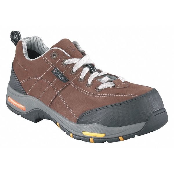 Rockport Works Men's 3 in Composite Toe Hiker Shoe, Brown, 9, W, RK5600 - RK5600-9W